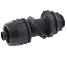 Hubbell PS0509NBK 1/2” SwivelLok® Multi-Position Liquid-Tight Connector Black