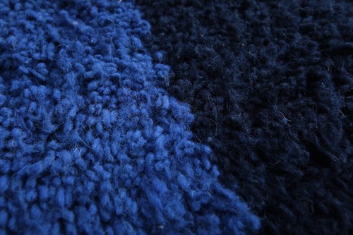 Moroccan rug blue 5.3 x 6.9 Feet Handmade berber rug Moroccan area rug Wool rug - Bild 5 von 9