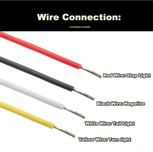 2X Rear Tail Light Bar 100 LED Halo Dynamic Flowing Indicator Stop Brake 12V 24V - Picture 5 of 14