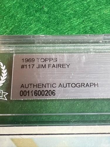 Autógrafo auténtico de Jim Fairey BAS Beckett #117 exposiciones - Imagen 3 de 6