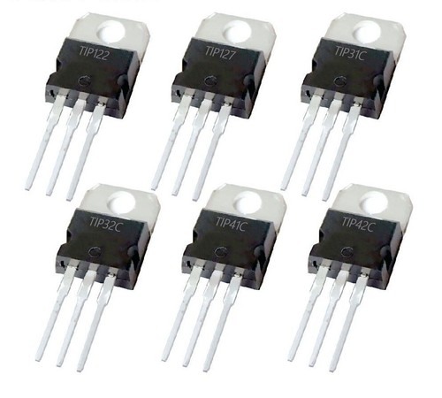 Lotto 10 pz regolatori di tensione transistor da 220 tip102 a tip42c tre terminali