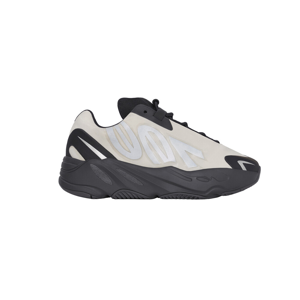 кроссовки adidas Yeezy Boost 700 Mnvn Slip On Youth для мальчиков, черные, с белым отливом, Casua