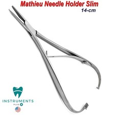 Orthodontic Mathieu Slim Line Needle Holder Forceps Ligature Pliers Narrow Tip