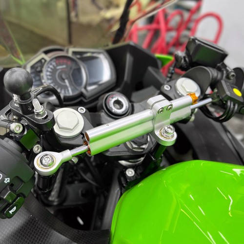 Für Kawasaki 2018-23 Ninja 400 Lenkungsdämpfer Montagewinkel Steering Damper Kit - Bild 3 von 24