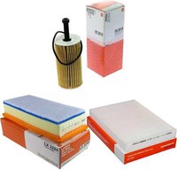 Mahle / Knecht Innenraumfilter LA 437 Luftfilter LX 3284 ÖLfilter OX 193D