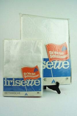60er 4tlg. Irisette Bed Cover 2x Pillows Bedding Boxed Unused 50er