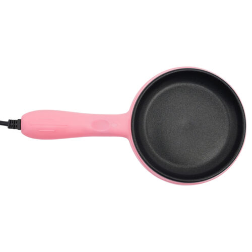Sartén de cocina eléctrica de 6 pulgadas, sartén eléctrica antiadherente, mini sartén rosa - Imagen 8 de 17