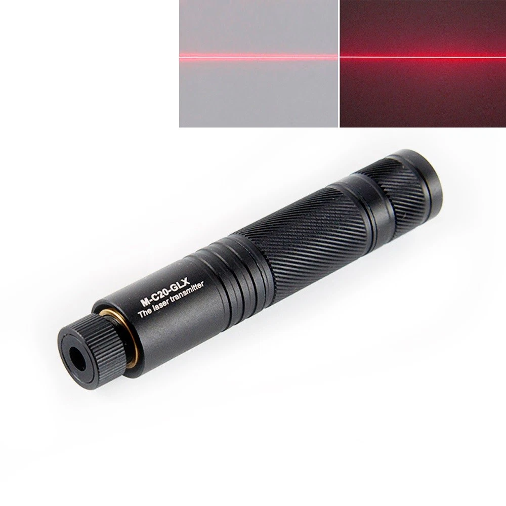 Focusable Red Line Positioning 650nm Laser Pointer Portable Diode Module Battery