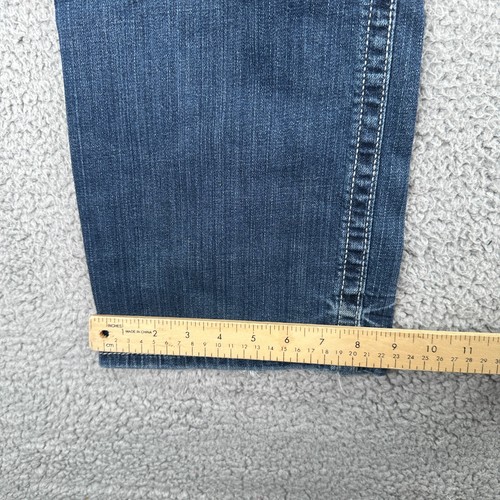 Buckle BKE Tyler Jeans Mens 34XL Fits 34x36 Blue Straight Medium Wash Stretch - Picture 5 of 11