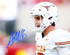 Arch Manning Auto 8x10 Signed Texas Longhorns Reprint Photo #16 Autograph