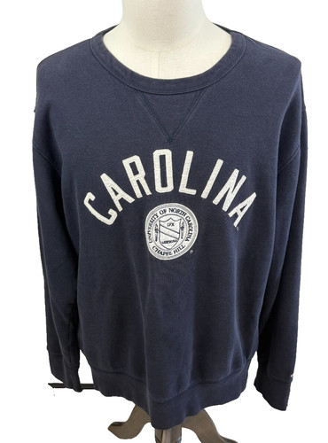 League University of North Carolina Chapel Hill VINTAGE Embroidered Sweatshirt L