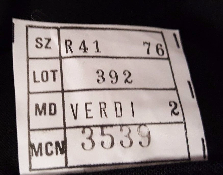 Phillipe Gabriel Mens Size Jacket R 46 Pants R 41 Suit Black Tuxedo - Image 3 of 4