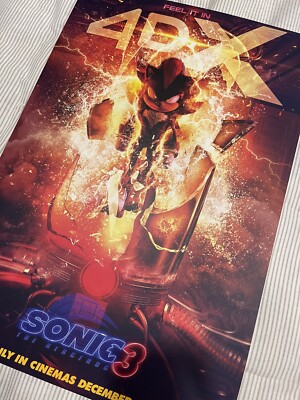 2024 Sonic the Hedgehog 3 Shadow Original Exclusive 4DX Mini Movie