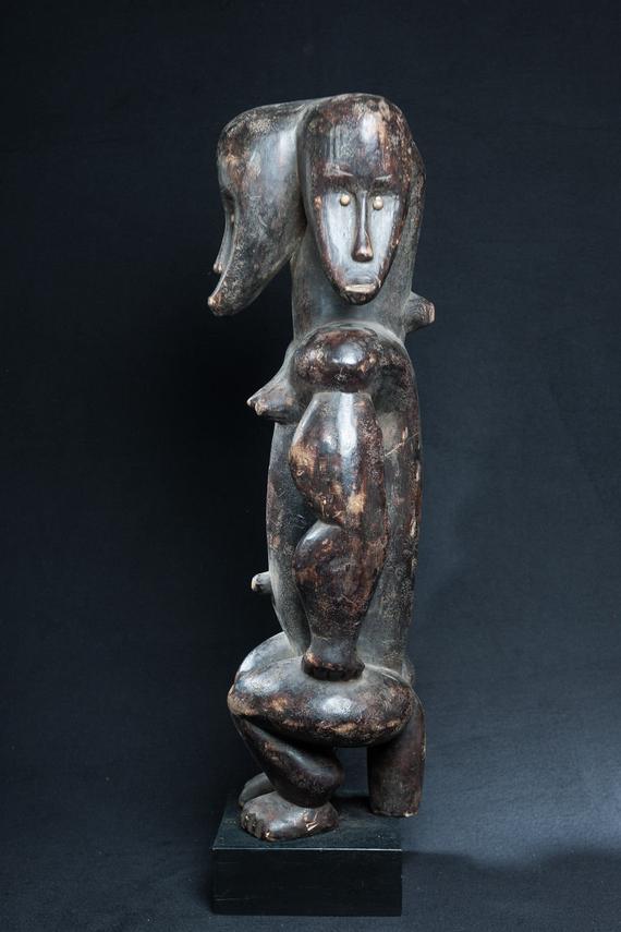 Fang, Janus Reliquary Figure, Central Gabon, African Tribal Art