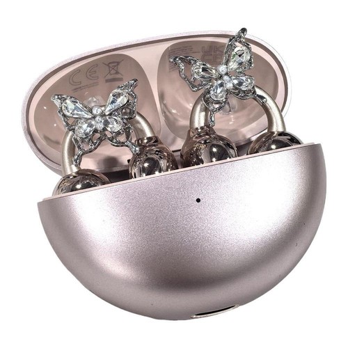Rhinestone Clip-On Ear buds | DIY Open Ear Decor-- L6W0 - Photo 2/11
