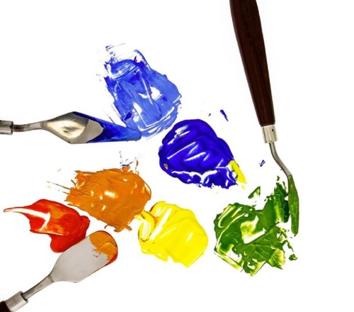 Set 5 Coltelli Palette Acciaio Inox – Raschietto Pittura Olio Artista Spatole Strumento - Foto 7 di 9