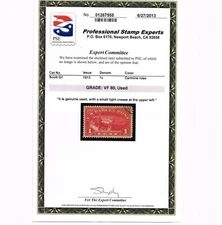 EXCELLENT GENUINE SCOTT #Q1 USED 1913 PARCEL POST ISSUE PSE CERT GRADED VF-80