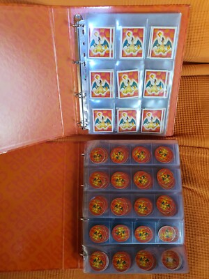 SUPER COLECCION CHARIZARD POKEMON TAZOS POGS CROMOS CARD ALBUM