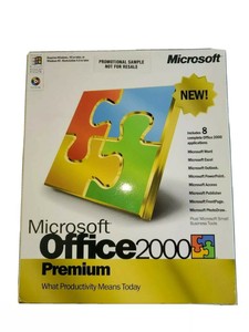 Microsoft Office 00 Premium Edition Full Version Nfs Promo Ebay