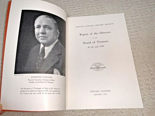 1948 CHICAGO NATURAL HISTORY MUSEUM ANNUAL REPORT - Picture 2 of 9