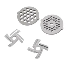 4 Pcs Meat Grinder Blade,Stainless Steel Grinding Attachments with Cutting Blade