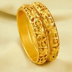 22K Gold Plated Handmade Bracelets Bollywood Women Bangle Set Fashion Jewelry