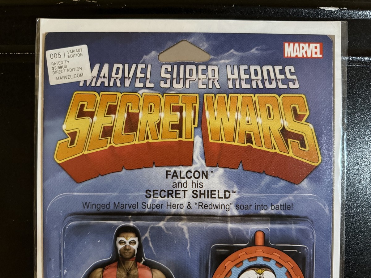 Secret Wars #5 John Tyler Christopher Falcon Action Figure Variant