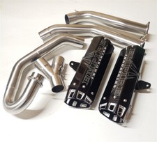 Empire Industries G2 Dual Exhaust Black For Yamaha Raptor 700 2015-2025