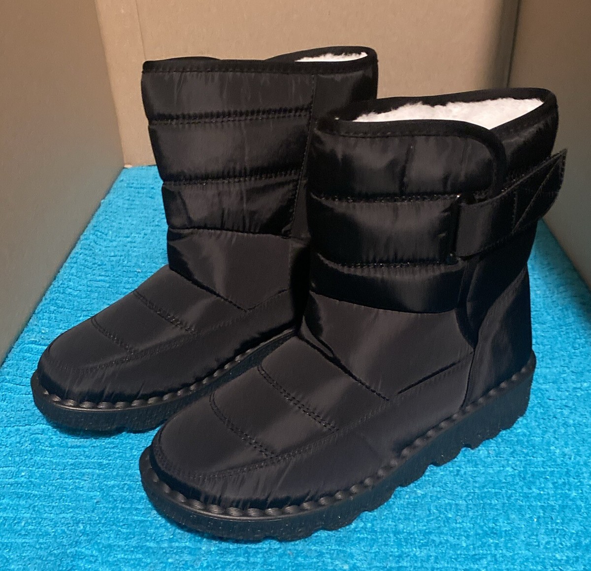 Womens Non-skid Waterproof Boot Comfort Snow Boots Women Mid Calf