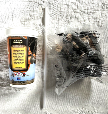 Star Wars Sebulba Cup Topper, Straw & 32 oz cup Taco Bell