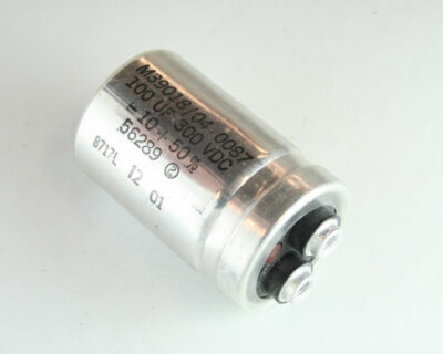 M39018/04-0087 SPRAGUE capacitor 100uF 300V Aluminum Electrolytic LARGE CAN COMP