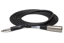 Hosa 5' XLR Male to 1/4" TRS Male Balanced Cable - STX-105M 5-foot XLR Male