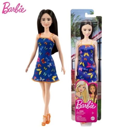 Barbie Fashion Doll Summer Butterflies Dress Long Hair  Mattel Brand New - Picture 1 of 3