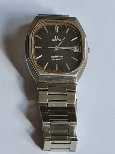 Omega Constellation Chronometer Quartz Ref 1333 Black Dial Armbänder 1308/316 - Bild 2 von 11