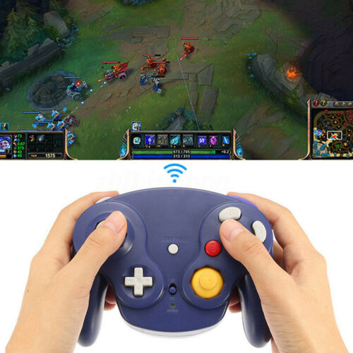Wireless 2.4GHz Controller Game Gamepad for Nintendo Game Cube Wii - Afbeelding 3 van 26