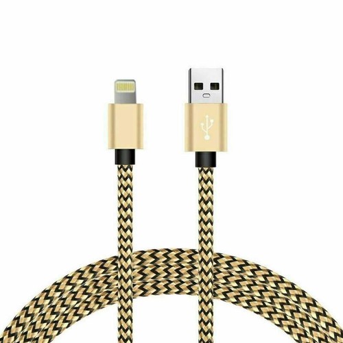 iPhone 13/12/11 Pro MAX XR X 7 8 Plus Braided USB Data Charger Cable 2m 3m - Picture 10 of 19