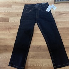 Boys Lucky Brand Size 4/5 Jeans Dark Wash NWT Stretch Classic Straight