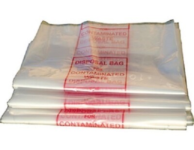 GLOBAL SPILL Contaminated Waste Disposal Bag 1400mm x 500mm 100 Micron