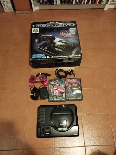 Lot Console Sega Mega Drive Altered Beast + Scatola Box + 2 Videogiochi PAL EU