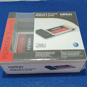 Parte di Ricambio per PC Computer Usato Kraun Firewire PCMCIA 2 PORTS Nuovo - Afbeelding 1 van 1