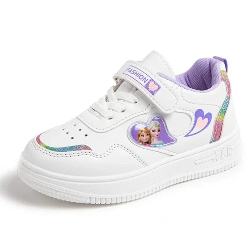 Mädchen Prinzessin Sneakers Kinder Casual Sportschuhe Lederschuhe Laufschuhe - Bild 1 von 10