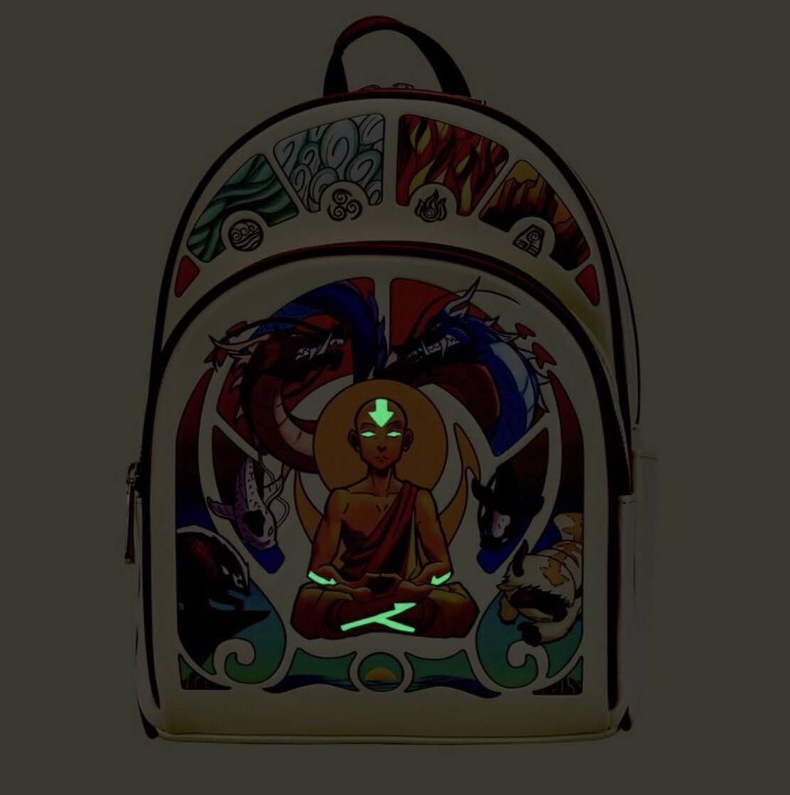 Loungelfy Avatar Aang Glow in the Dark Mini Backpack | eBay display picture 1