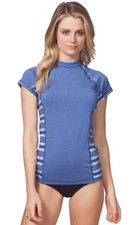 RIP CURL TRESTLES Womens RASH GUARD RASHGUARD 50 UPF Size XL