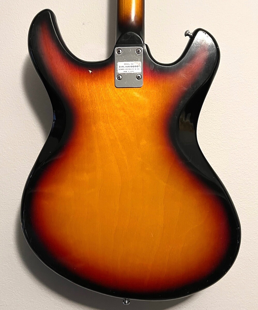 60's Silvertone Tiesco 1441 Vintage electric guitar ,3