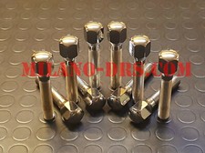 10 BULLONI RUOTA OEM FERRARI PER DISTANZIALI L=52 Ch22