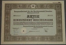 6 verschiedene Sachsen RM-Aktien 06 bitte Bilder beachten