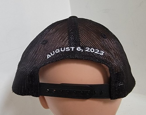2023 Big Machine Music City Nashville Grand Prix Black Frayed Trucker Hat - Picture 7 of 10