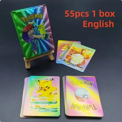54 Sammelkarten in 3D, bunt oder Regenbogen shiny Geschenk