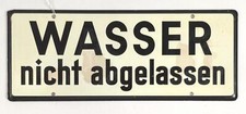 Schild f&uuml;r Kraftfahrzeug Instandsetzungseinheiten der Wehrmacht 10 x 25cm