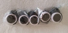 Set of 5 Office Chair Caster Wheels 2 Inch for Hard Floor Surfaces